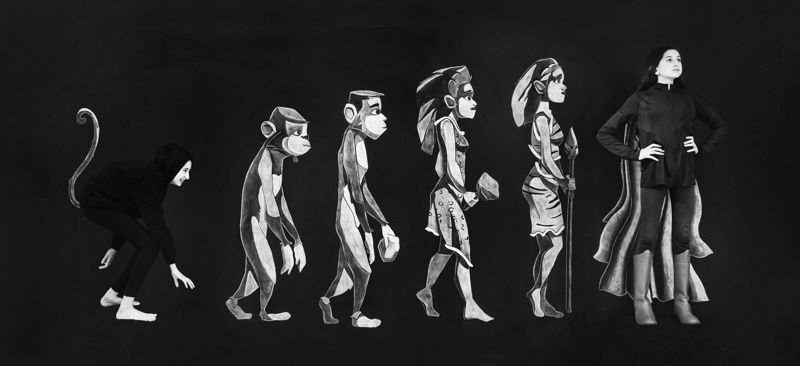 Chalkboard Evolution