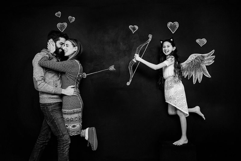 Chalkboard Valentines Day