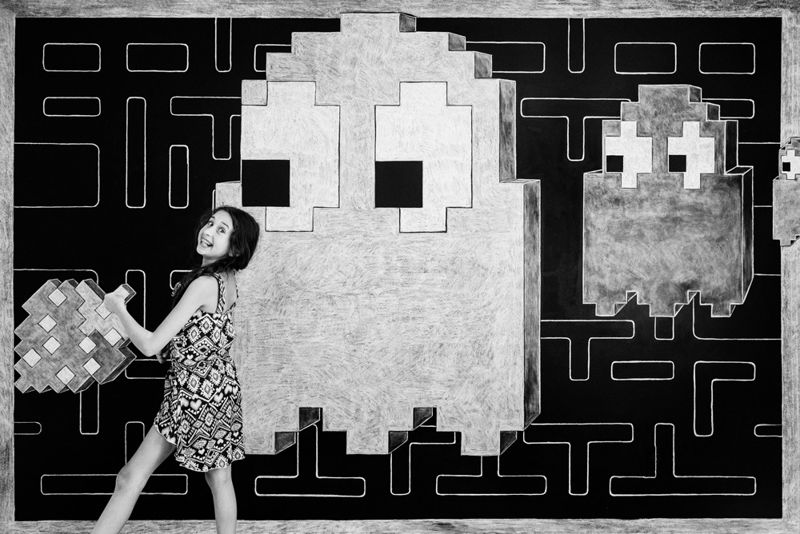 Pacman Chalkboard