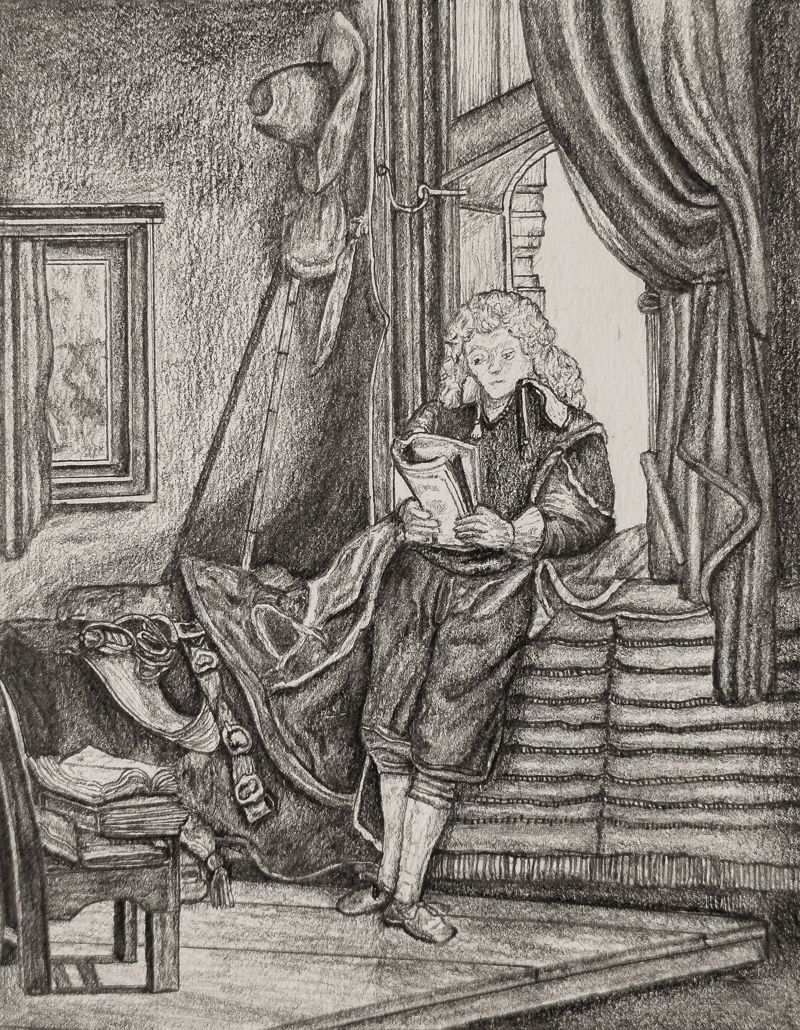 Jan Six Rembrandt Study Original