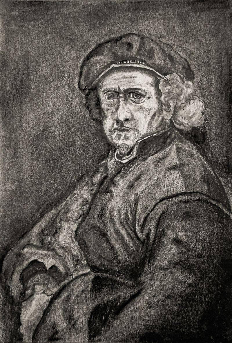 Rembrandt Self Portrait Study Revisited