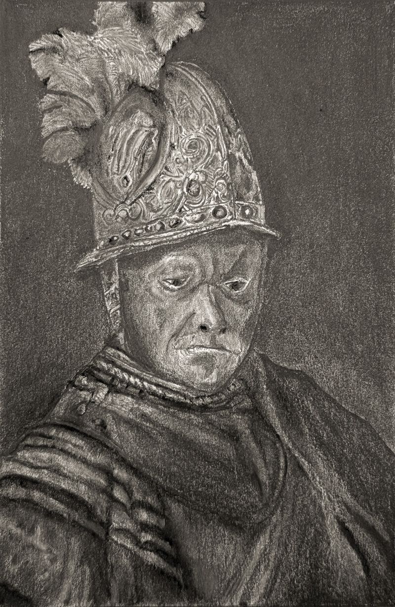 The Man With The Golden Helmet Rembrandt Study Revisited