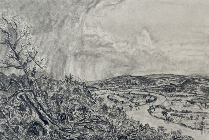 The Oxbow Thomas Cole Study Original